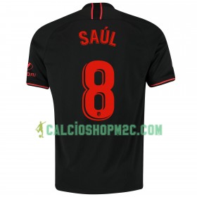 Atlético Madrid Saul 8 Maglia Trasferta 2019/2020 Manica Corta